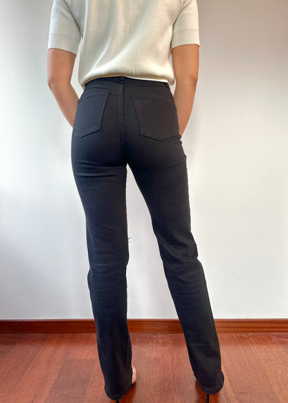 Pantalón negro extra largo