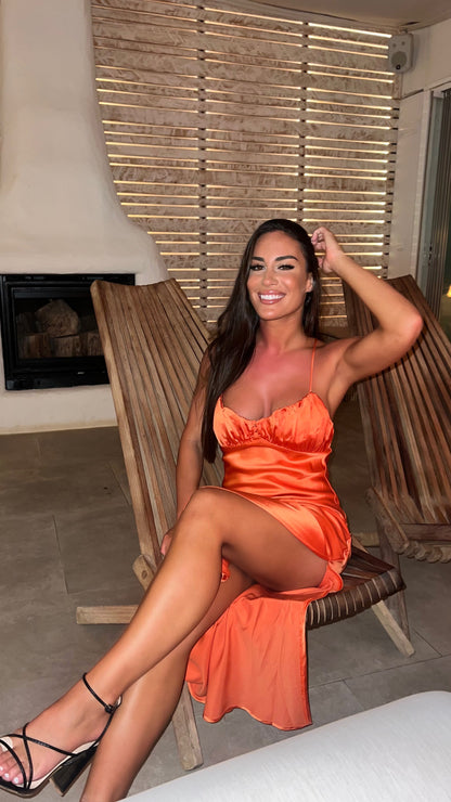 VESTIDO NARANJA