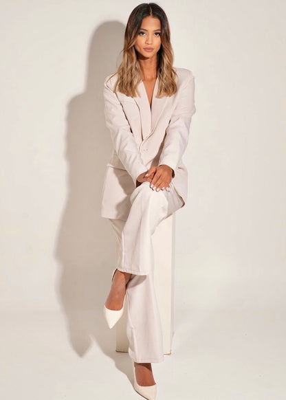 Traje blanco tres piezas [perla]