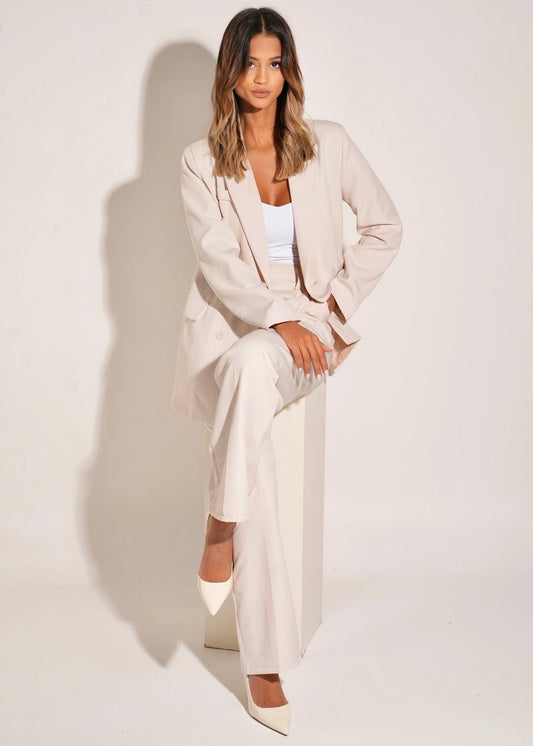 Traje blanco tres piezas [perla]