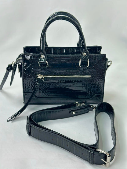 BOLSO CUERO EFECTO CROCO