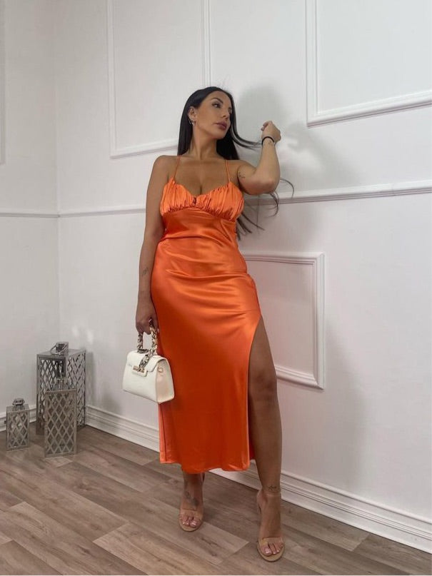 VESTIDO NARANJA